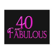 40 and Fabulous Post Cards
