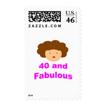 40 and fabulous stamp