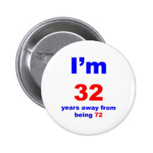 40 Birthday Pinback Buttons