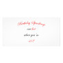 40 Birthday Spanking Photo Card Template