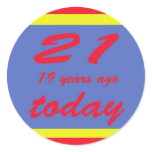 40 birthday sticker