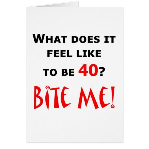 40 Bite Me! Greeting Cards
