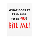 40 Bite Me! Postcard