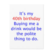 40 buy me a drink postcards