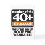 40+ Crowd Greeting Card