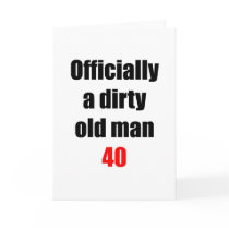40  Dirty Old Man Cards