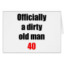 40  Dirty Old Man cards