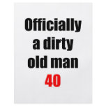 40  Dirty Old Man Flyer Design