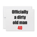 40  Dirty Old Man invitations