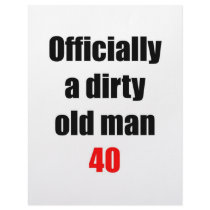 40  Dirty Old Man Letterhead