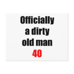 40  Dirty Old Man Postcards