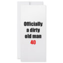 40  Dirty Old Man rack cards
