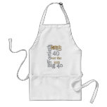 40 forty fortieth 40th party reunion celebration apron