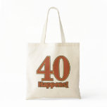 40 happens! - PINK Tote Bag
