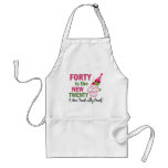 40 Is New 20 I Am Toad-ally Proof Aprons