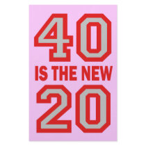 40 is the new 20 stationery by ColorShow 40 is the new 20 stationery
