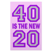 40 is the new 20 stationery by ColorShow 40 is the new 20 stationery