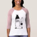 Ladies 3/4 Sleeve Raglan (Fitted)