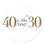 40 is the new 30 sticker