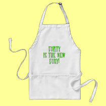 40 is the New Foxy Products aprons