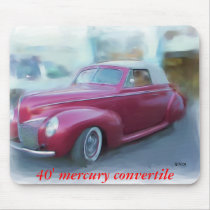40' mercury convertible mousepads