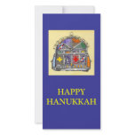40 Moroccan Hanukkiah, dummy (2), HAPPY HANUKKAH Photo Card Template