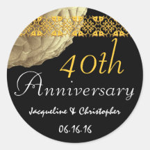 40.o Pegatina subió ORO del aniversario
