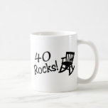40 Rocks (Black Rocking Chair) Coffee Mug