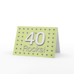 40 Rocks cards