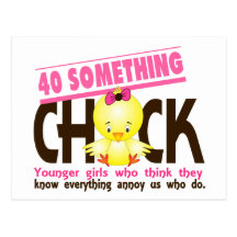 40-Something Chick 3 Post Card