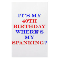 40 Where's my spanking? Customized Stationery
