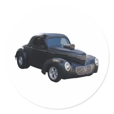 40 Willys Round Stickers by Shame_Cubed