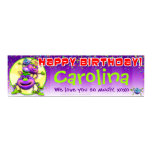 40"x12" GiggleBellies Itsy Bitsy Spiders Birthday Print