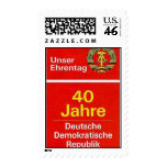 40 year aniversary of the GDR postage