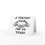 40 Year Anniversary Greeting Cards