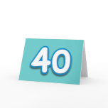 sim font, 40, forty, 40th birthday, 40th
