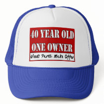 40 Year Old, One Owner - Needs Parts, Make Offer Hat