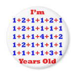 40 Years old! Fridge Magnets