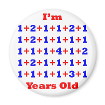 40 Years old! Fridge Magnets