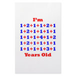 40 Years old! Customized Stationery