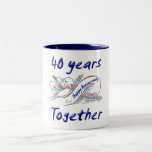 40 Years Together Coffee Mug