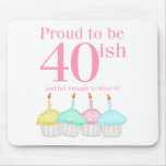 40ish Birthday Mouse Mats