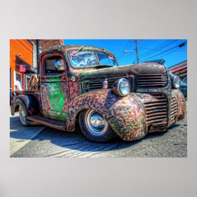 40's Dodge Rat Truck Posters by HDRRides Cool rat pickup on display at the