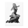 40's Pinup Girl #1 Postcard