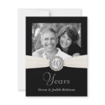 40th Anniversary - Faux Pocket Style - SMALL invitations
