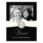 40th Anniversary - Faux Pocket Style - SMALL invitations