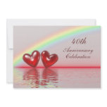 40th Anniversary Ruby Hearts Custom Announcement