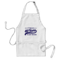 40th Birthday Apron
