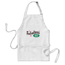 40th Birthday Aprons
