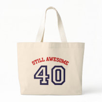 40th Birthday Canvas Bags